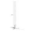 Lampadar alb Philips Hue Gradient Signe White BT White and Color Ambiance