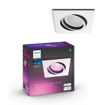 Spot alb incastrat Philips Hue Centura BT 5.7W White and Color Ambiance