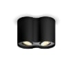Spot aplicat Philips Hue Pillar Black BT 2x5W White Ambiance