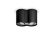 Spot aplicat Philips Hue Pillar Black BT 2x5W White Ambiance