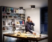Spot aplicat Philips Hue Pillar Black BT 2x5W White Ambiance