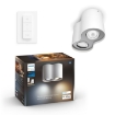 Spot aplicat Philips Hue Pillar White BT 2x5W White Ambiance