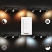 Spot negru Philips Hue Buckram BT 3x5W White Ambiance