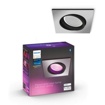 Spot incastrat aluminiu Philips Hue Centura BT 5.7W White and Color Ambiance