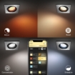 Spot incastrat aluminiu Philips Hue Centura BT 5.7W White and Color Ambiance