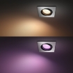 Spot incastrat aluminiu Philips Hue Centura BT 5.7W White and Color Ambiance
