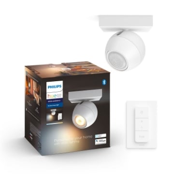Spot Philips Hue Buckram White BT 5W White Ambiance