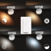Spot Philips Hue Buckram White BT 5W White Ambiance