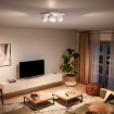 Spot Philips Hue Buckram White BT 4x5W White Ambiance