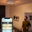 Spot Philips Hue Buckram White BT 4x5W White Ambiance