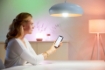 Plafoniera LED neagra WiZ Rune 21W 2100lm WiFi BT lumina colorata