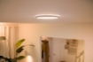 Plafoniera LED neagra WiZ Rune 21W 2100lm WiFi BT lumina colorata
