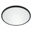 Plafoniera LED neagra WiZ SuperSlim 32W 3800lm WiFi BT Tunable White