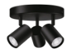 Spot WiZ Imageo Black 3x5W 1035lm WiFi BT lumina colorata