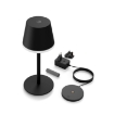 Veioza neagra Philips Hue Go BT 6.2W White and Color Ambiance