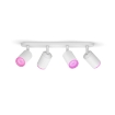 Philips Hue Spot alb Fugato BT 4x5.7W White and Color Ambiance