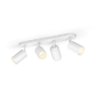 Philips Hue Spot alb Fugato BT 4x5.7W White and Color Ambiance