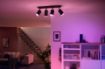 Spot negru Philips Hue Fugato BT 4x5.7W White and Color Ambiance