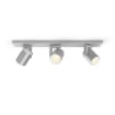 Philips Hue Spot Argenta Silver BT 3x5.7W White and Color Ambiance PS03784