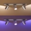 Philips Hue Spot Argenta Silver BT 3x5.7W White and Color Ambiance PS03784