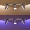 Philips Hue Spot Argenta Silver BT 3x5.7W White and Color Ambiance PS03784