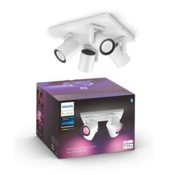 Spot alb Philips Hue Argenta BT White and Color Ambiance PS03785