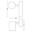 Spot aplicat baie Philips Hue Adore White BT 5W White Ambiance