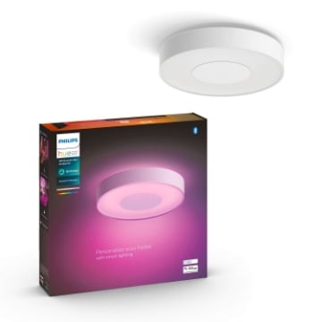Plafoniera LED smart alba baie Philips Hue Xamento M BT 33.5W 2350lm IP44 White and Color Ambiance