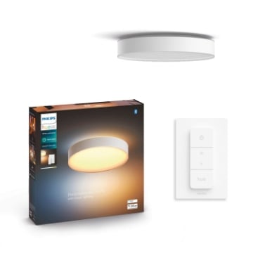 Plafoniera LED smart baie Philips Hue Devere White M 19.2W 2450lm White Ambiance 4116531P6