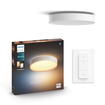 Plafoniera LED smart baie Philips Hue Devere White L 33.5W 4300lm White Ambiance 4116631P6