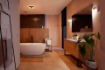 Plafoniera LED smart neagra baie Philips Hue Xamento BT 33.5W 2350lm IP44 White and Color Ambiance