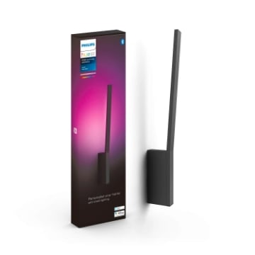 Aplica neagra Philips Hue Liane BT 12W White and Color Ambiance