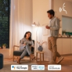 Bec LED Philips Smart E27 P45 4.9W 470lm Full Color