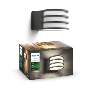 Philips Hue Outdoor Aplica Lucca Antracit lumina calda PS03579