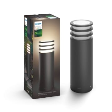 Philips Hue Outdoor Postament Lucca Antracit White PS03580