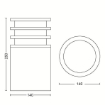 Philips Hue Outdoor Postament Lucca Antracit White PS03580