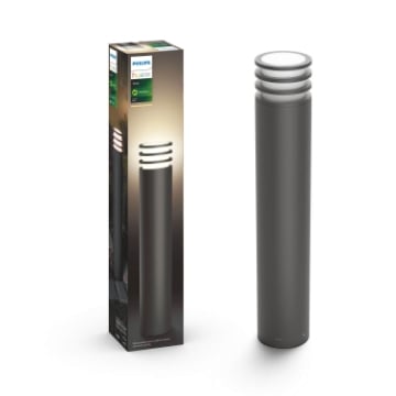 Philips Hue Outdoor Postament Lucca Anthracite White PS03581