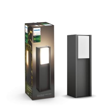 Stalp LED exterior Philips Hue Turaco Anthracite 9W 2700k 1647393P0