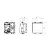 Intrerupator modular cap scara Gewiss Chorus 2 module 16A titan GW14071