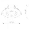 Spot bucatarie LED Nowodvorski Helios 8992 plastic alb