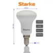 Bec LED Starke Plus E14 6W R50 420LM lumina calda ST00804