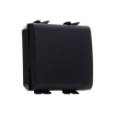 Intrerupator modular simplu Gewiss Chorus 2 module 16A negru GW12031