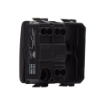 Intrerupator modular simplu Gewiss Chorus 2 module 16A negru GW12031