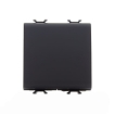 Intrerupator modular cap scara 2 module 16A Gewiss Chorus negru GW12071