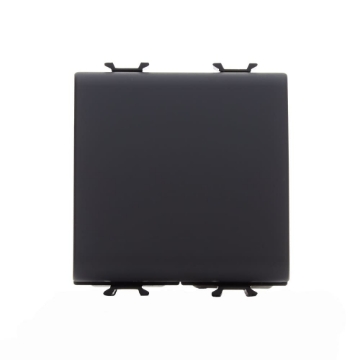 Intrerupator modular cap scara 2 module 16A Gewiss Chorus negru GW12071
