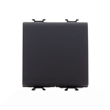 Intrerupator modular cap scara 2 module 16A Gewiss Chorus negru GW12071