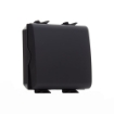Intrerupator modular cap scara 2 module 16A Gewiss Chorus negru GW12071