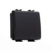 Intrerupator modular cap scara 2 module 16A Gewiss Chorus negru GW12071