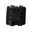 Intrerupator modular cap scara 2 module 16A Gewiss Chorus negru GW12071