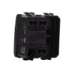 Intrerupator modular cap scara 2 module 16A Gewiss Chorus negru GW12071